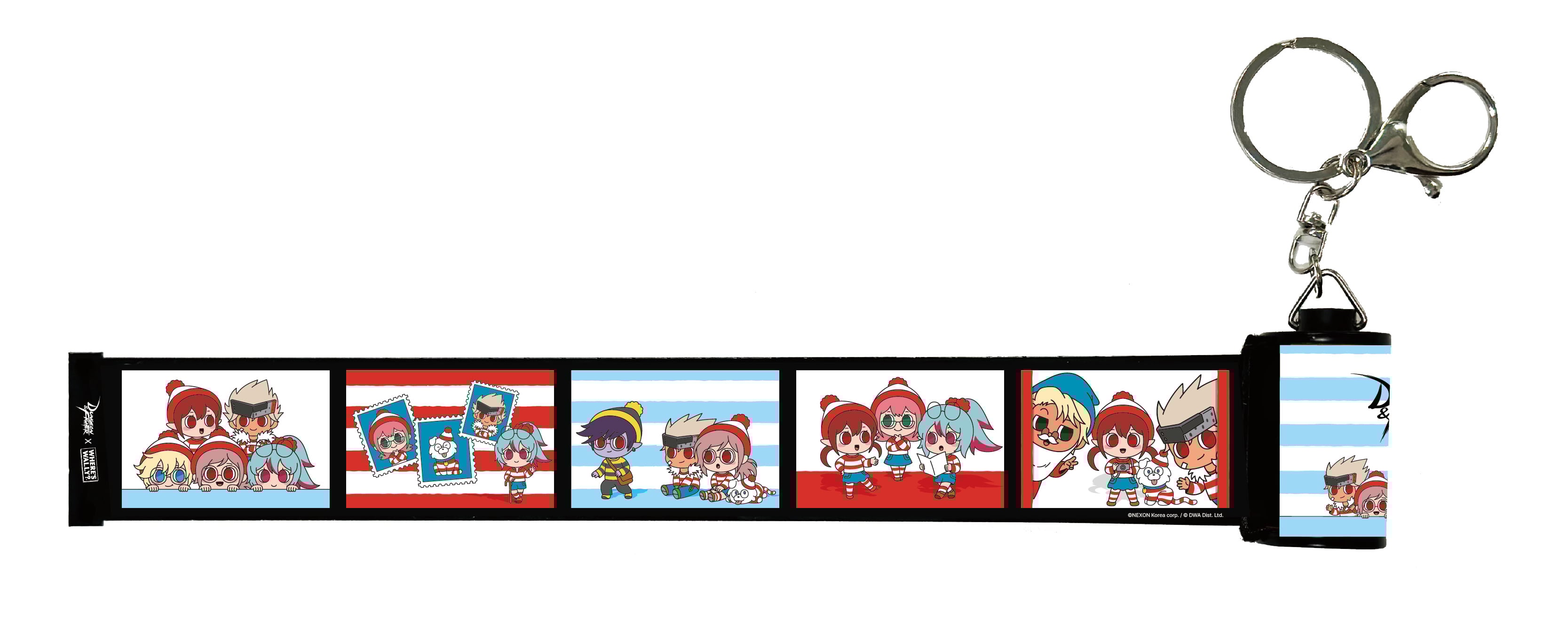 던파 X WALLY 필름 키링