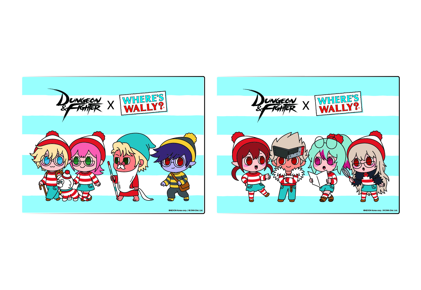 던파 X WALLY 레이어 마그넷 세트2