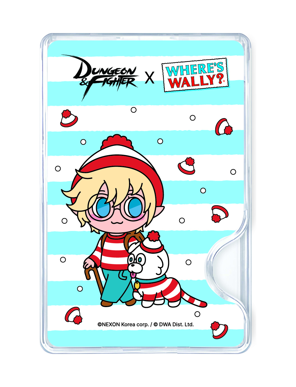 던파 X WALLY 맥세이프 투명카드지갑